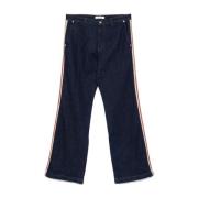 Diep Blauw Denim Shadow Jeans Wales Bonner , Blue , Heren