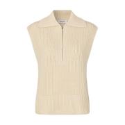 Spencer Vest Modström , Beige , Dames