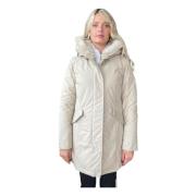 Arctic Parka met Teflon Finish Woolrich , Beige , Dames