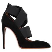 Pre-owned Suede heels Alaïa Pre-owned , Black , Dames