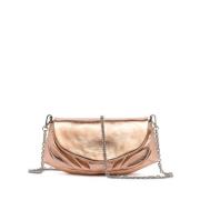 Adele Elegante Leren Handtas Gianni Chiarini , Pink , Dames