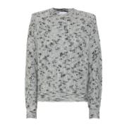 Mohair Sweaters met Ribdetails MVP wardrobe , Gray , Dames