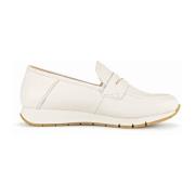 Zachte leren dames loafer - Beige Gabor , Beige , Dames