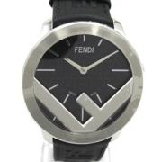 Pre-owned Metal watches Fendi Vintage , Black , Dames