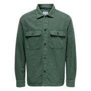 Overhemd Only & Sons , Green , Heren