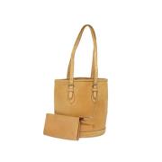 Pre-owned Leather louis-vuitton-bags Louis Vuitton Vintage , Beige , D...