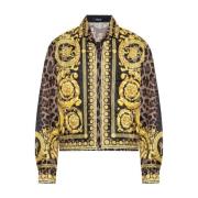 Luipaardprint Ritsjas Versace , Yellow , Heren