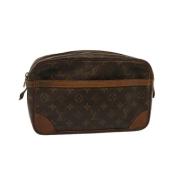 Pre-owned Canvas louis-vuitton-bags Louis Vuitton Vintage , Brown , Da...