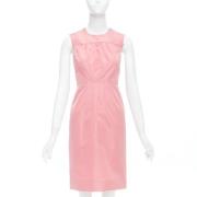 Pre-owned Silk dresses Prada Vintage , Pink , Dames