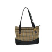 Pre-owned Canvas totes Burberry Vintage , Beige , Dames