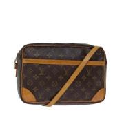 Pre-owned Canvas louis-vuitton-bags Louis Vuitton Vintage , Brown , Da...