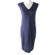 Pre-owned Canvas dresses Hermès Vintage , Blue , Dames