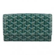 Pre-owned Canvas wallets Goyard Vintage , Green , Dames