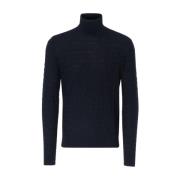 Blauwe Pullover Sweater Emporio Armani , Blue , Heren