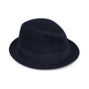 Blauwe kleine randhoed Borsalino , Blue , Dames