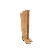 Pre-owned Suede boots Isabel Marant Pre-owned , Brown , Dames