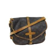 Pre-owned Canvas louis-vuitton-bags Louis Vuitton Vintage , Brown , Da...