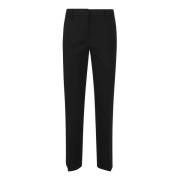 Elegante Zwarte Broek Gemaakt in Italië True Royal , Black , Dames