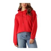 Gebreide Dames Trui Vest Rood Alix The Label , Red , Dames