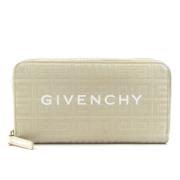 Pre-owned Canvas wallets Givenchy Pre-owned , Beige , Dames