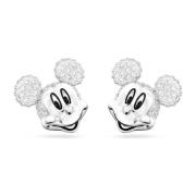 Disney Mickey Mouse Knoopoorbellen Swarovski , Gray , Dames