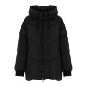 Klassieke Hoodie Jas Geox , Black , Dames