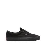 Zwarte Casual Unisex Canvas Sneakers Vans , Black , Heren