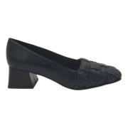 Handgeweven leren hak schoen Castañer , Black , Dames