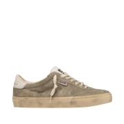 Italiaanse suède sneakers met logo details Golden Goose , Green , Dame...