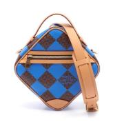 Pre-owned Fabric louis-vuitton-bags Louis Vuitton Vintage , Blue , Dam...