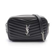 Pre-owned Leather shoulder-bags Yves Saint Laurent Vintage , Black , D...