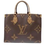 Pre-owned Fabric louis-vuitton-bags Louis Vuitton Vintage , Brown , Da...