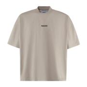 Grijze Katoenen T-shirt met Logo Bonsai , Gray , Heren