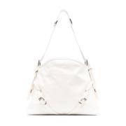 Witte Leren Medium Schoudertas Givenchy , White , Dames