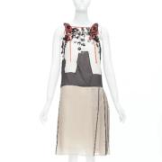 Pre-owned Silk dresses Prada Vintage , Multicolor , Dames