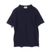 Pre-owned Cotton tops Hermès Vintage , Blue , Dames