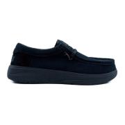 Zwarte Wendy Peak Sneakers Hey Dude , Black , Dames