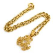 Pre-owned Metal chanel-jewelry Chanel Vintage , Yellow , Dames