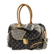 Pre-owned Denim louis-vuitton-bags Louis Vuitton Vintage , Gray , Dame...