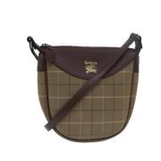 Pre-owned Canvas shoulder-bags Burberry Vintage , Brown , Dames