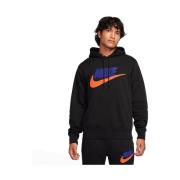 Hoodie met logo voor mannen Nike , Black , Heren