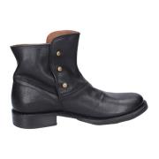 Vintage Leren Enkellaarzen voor Vrouwen Fiorentini+Baker , Black , Dam...