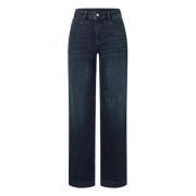 Wijde Pijp Dream Jeans MAC , Blue , Dames