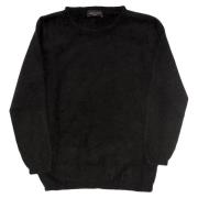 Round-neck Knitwear Roberto Collina , Black , Dames