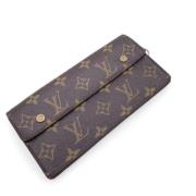 Pre-owned Canvas wallets Louis Vuitton Vintage , Brown , Dames