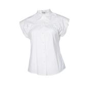 Pre-owned Cotton tops Miu Miu Pre-owned , White , Dames