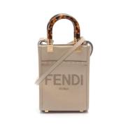 Pre-owned Fabric fendi-bags Fendi Vintage , Beige , Dames