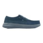 Zwarte platte schoenen Wally model Hey Dude , Black , Heren