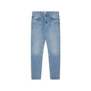 Slim Tapered Blauwe Jeans Edwin , Blue , Heren