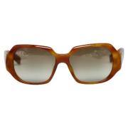 Pre-owned Plastic sunglasses Louis Vuitton Vintage , Brown , Dames